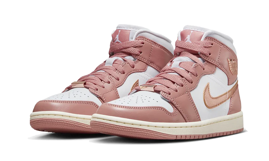 Air Jordan 1 Mid SE Red Stardust - Image 2