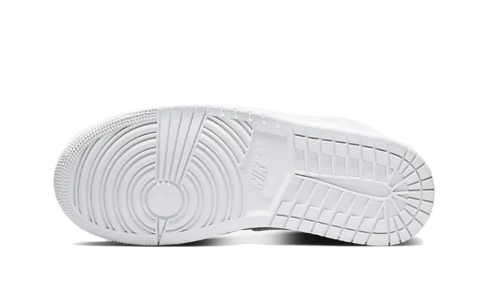 Air Jordan 1 Mid Triple White Patent Swoosh - Image 3