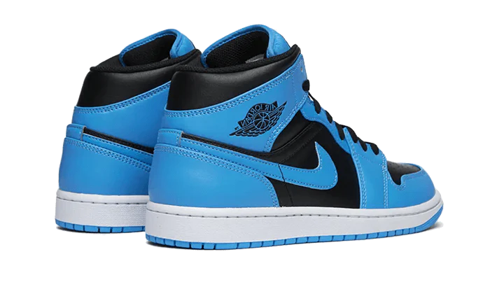Air Jordan 1 Mid University Blue Black - Image 3