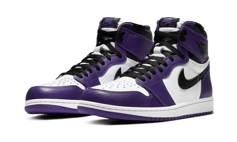 Air Jordan 1 Retro High OG Court Purple White - Image 2