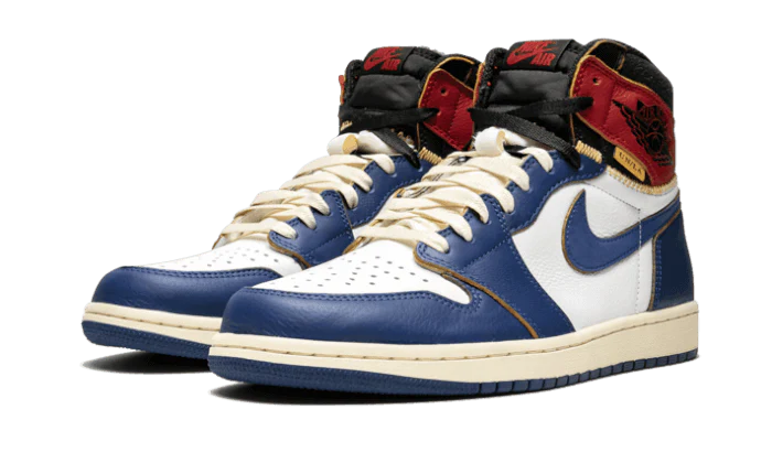 Union Los Angeles x Air Jordan 1 Retro High Blue Toe - Image 2