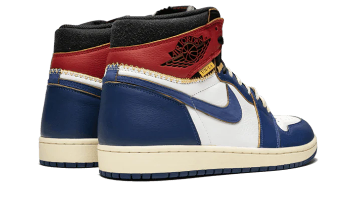 Union Los Angeles x Air Jordan 1 Retro High Blue Toe - Image 3