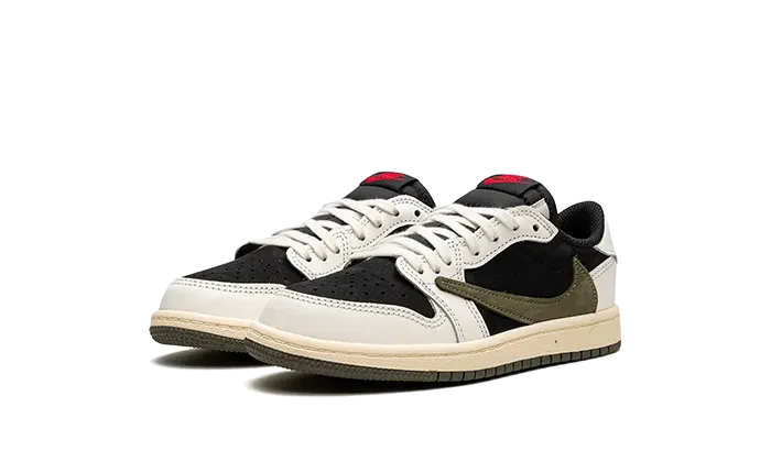 Travis Scott x Air Jordan 1 Retro Low OG SP Olive Enfant (PS) - Image 2