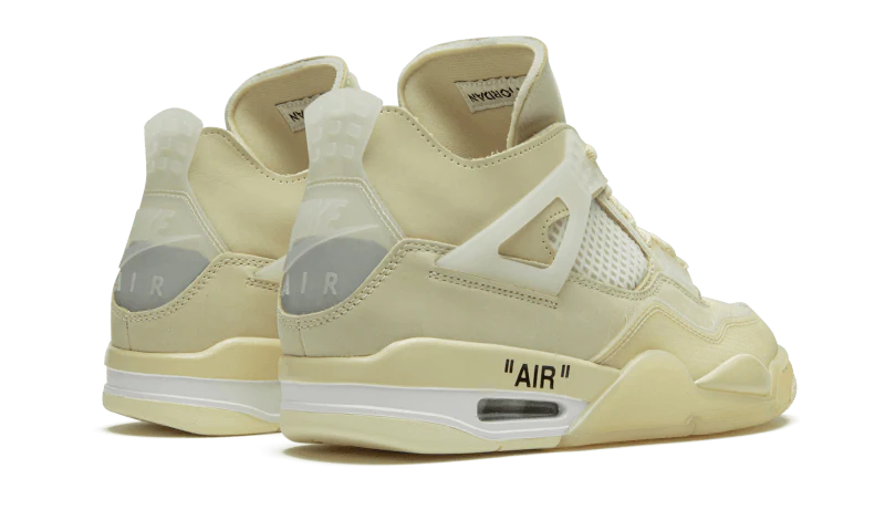 Off-White x Air Jordan 4 Retro Sail - Image 3