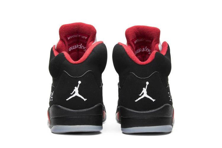Air Jordan 5 Retro Supreme Black - Image 3
