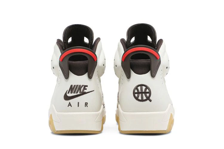 Air Jordan 6 Retro Quai 54 Sail Brown (2020) - Image 3