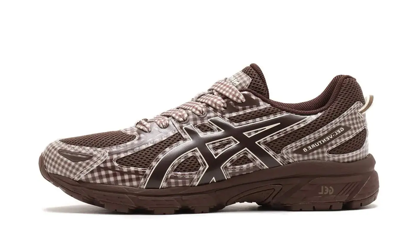 Asics Gel-Venture 6 Story mfg. Reddish Brown Gingham