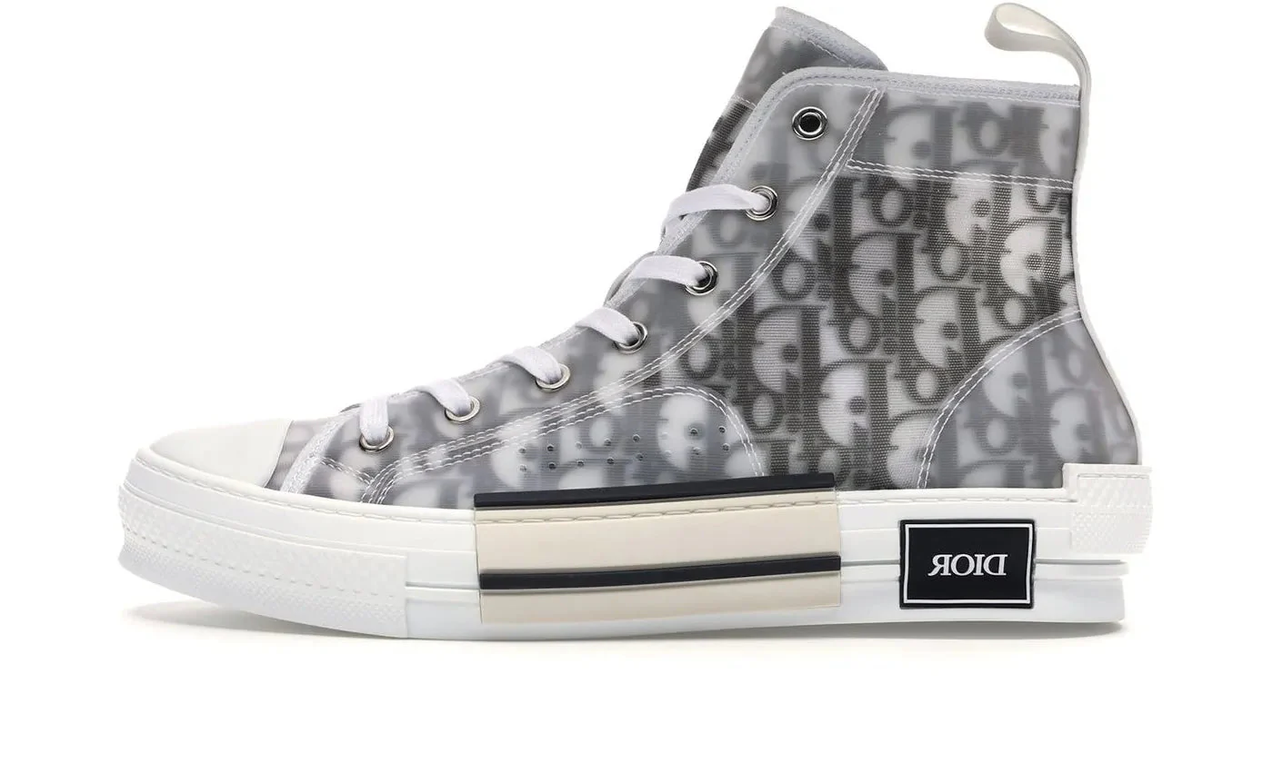 Dior B23 Sneaker Haute Tissu Oblique