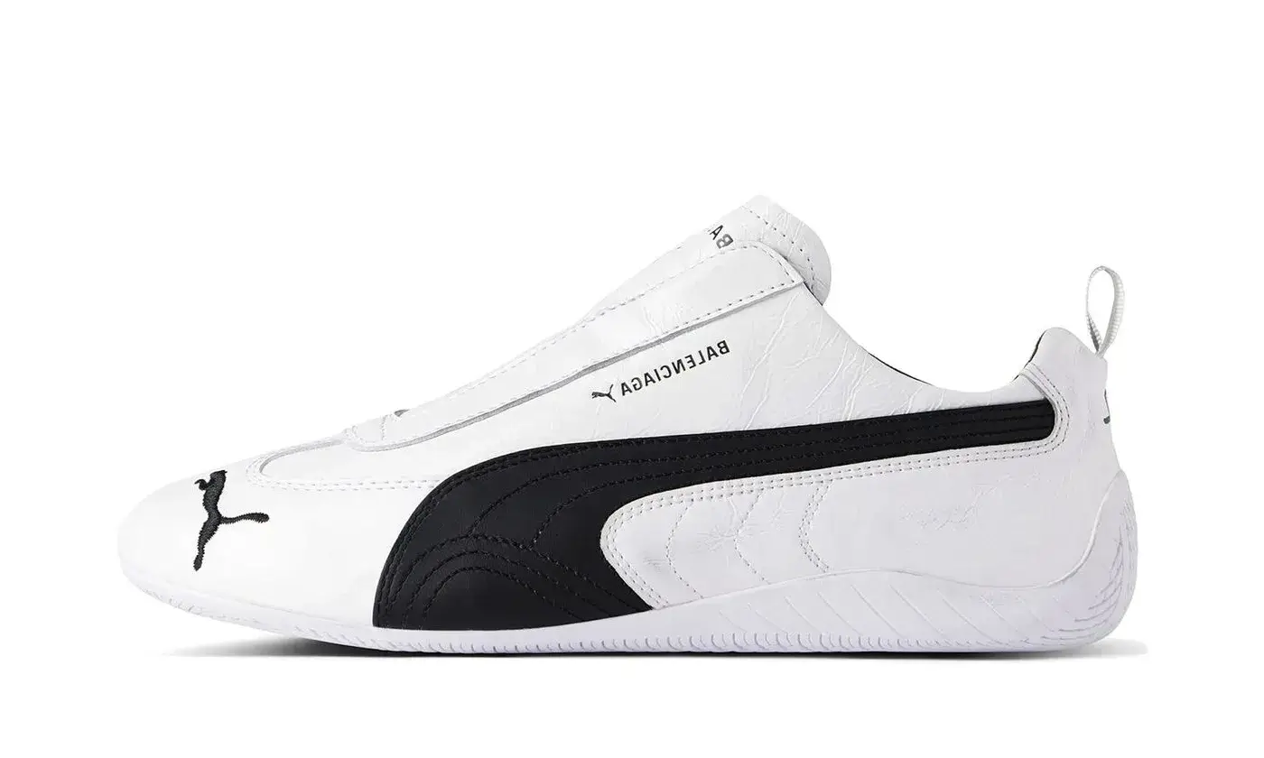 Balenciaga x Puma Speedcat Leather White Black