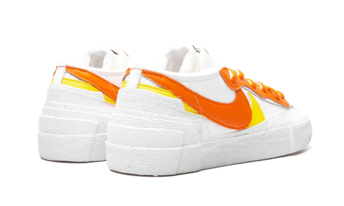 Nike Blazer Low Sacai White Magma Orange - Image 3