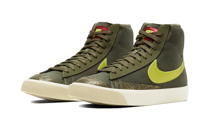 Nike Blazer Mid 77 Olive Snakeskin - Image 2
