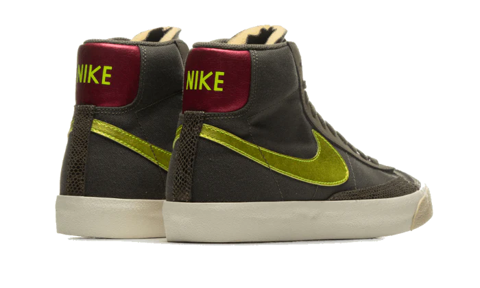 Nike Blazer Mid 77 Olive Snakeskin - Image 3