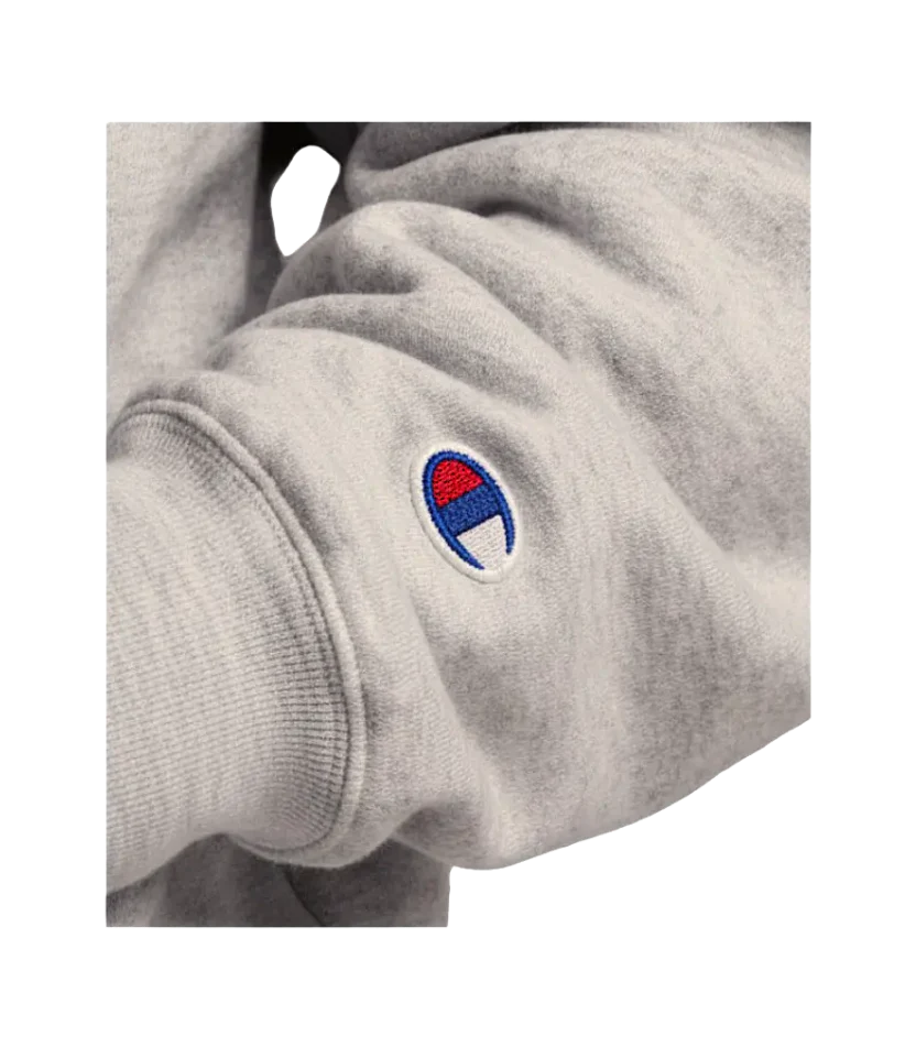 Champion x MoMA Edition Hoodie Oxford Gray - Image 3