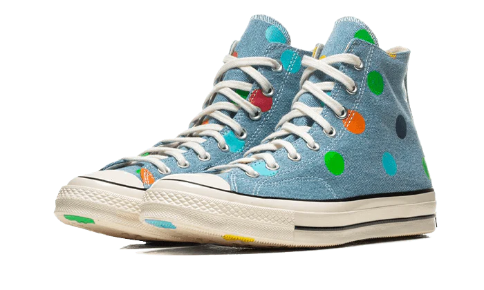 Golf Wang x Converse Chuck Taylor All-Star 70s Hi Denim Polka Dots - Image 2