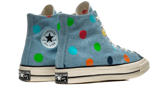 Golf Wang x Converse Chuck Taylor All-Star 70s Hi Denim Polka Dots - Image 3