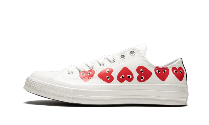 Comme des Garçons x Converse Chuck Taylor All-Star 70s Ox CDG PLAY Multi-Heart White
