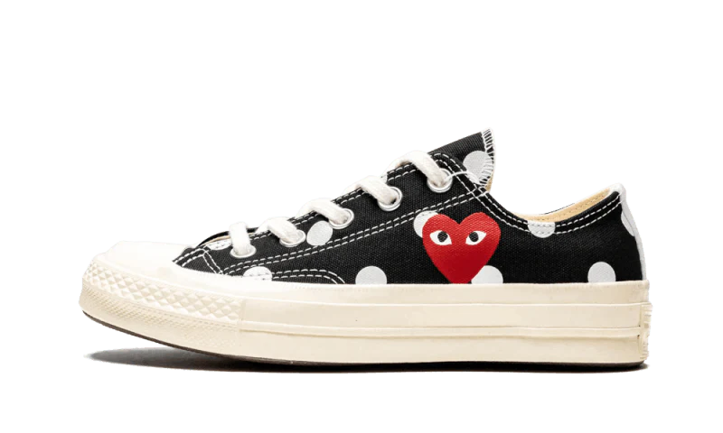 Comme des Garçons x Converse Chuck Taylor All-Star 70s Ox CDG PLAY Polka Dot Black