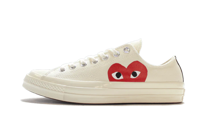 Comme des Garçons x Converse Chuck Taylor All-Star 70s Ox CDG PLAY White
