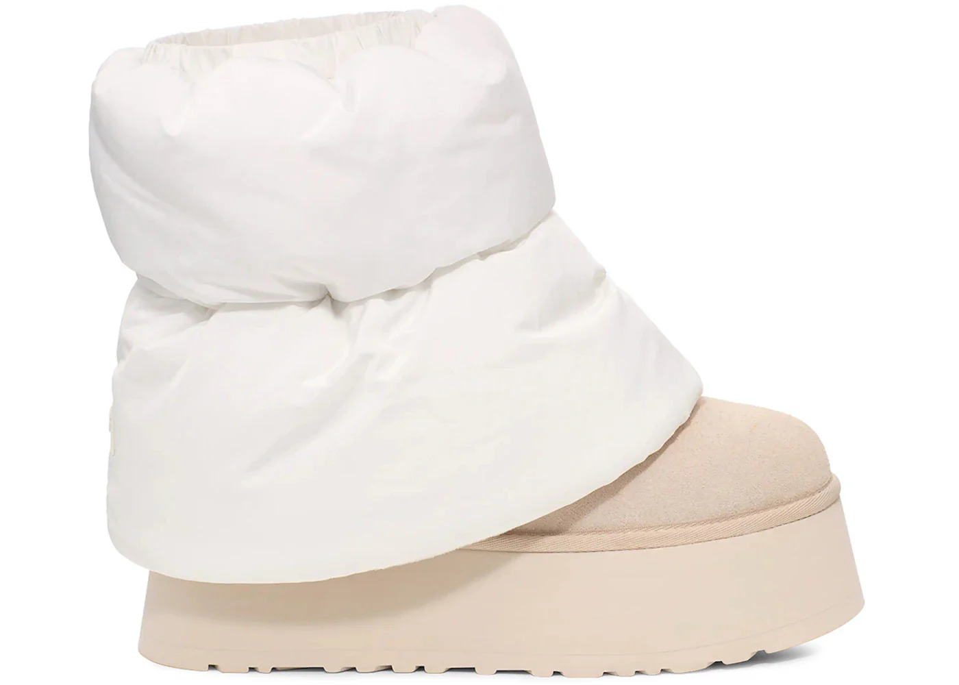 UGG Classic Mini Dipper Puffer Boot White Ceramic - Image 2