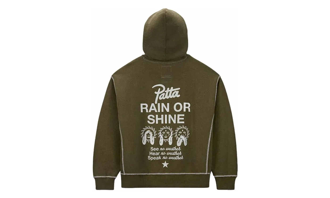 Converse x Patta Gold Standard Hoodie Utility Green Heather