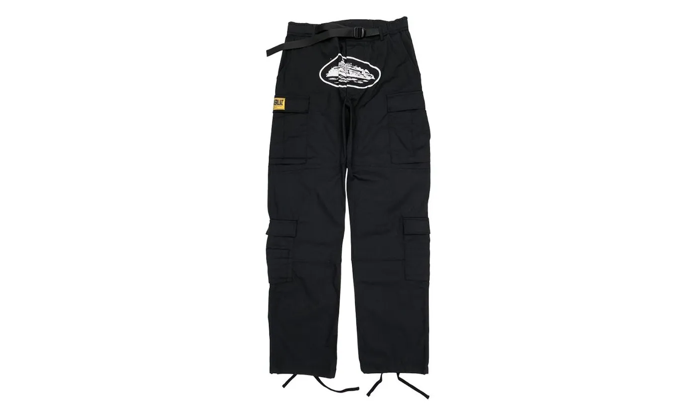 Corteiz 4Starz Special Edition Guerillaz Cargos Black/White