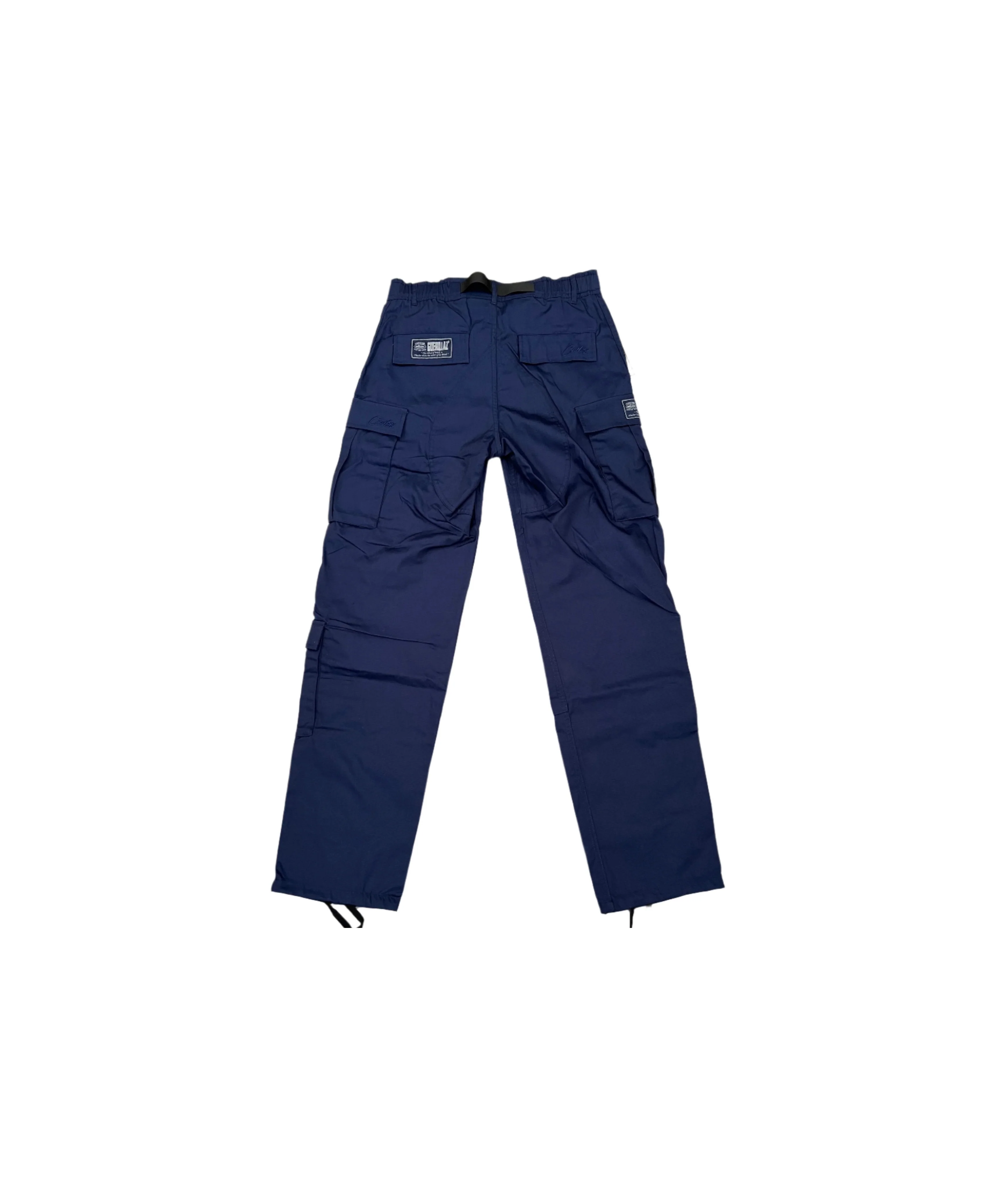 Corteiz Guerillaz Cargo Pants Navy - Image 2