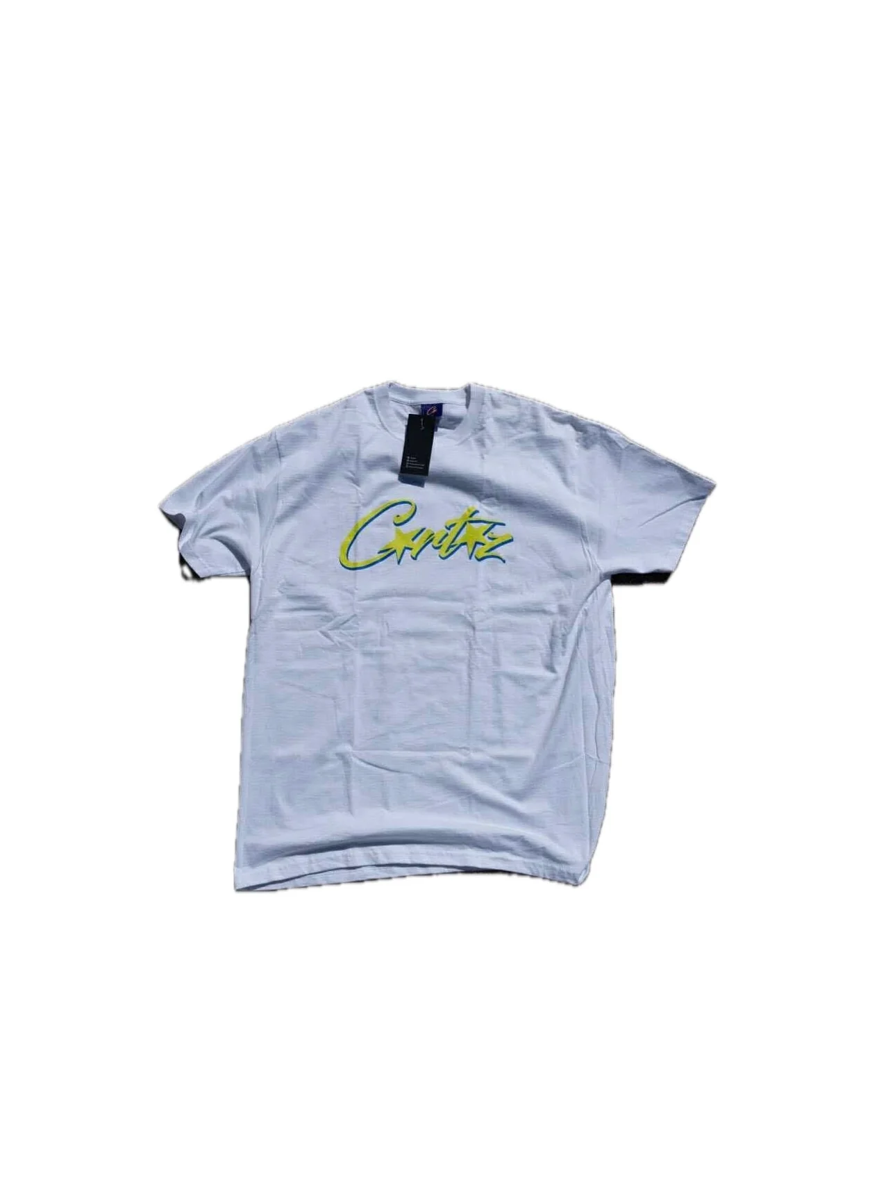 Corteiz Lime Tee White