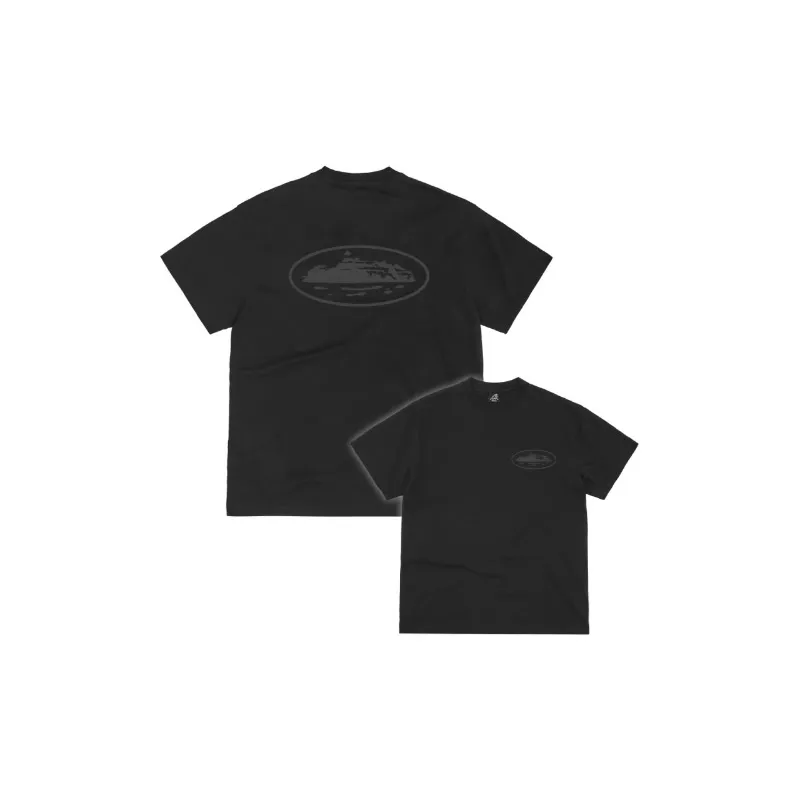 Corteiz OG Island Tee Reflective Black