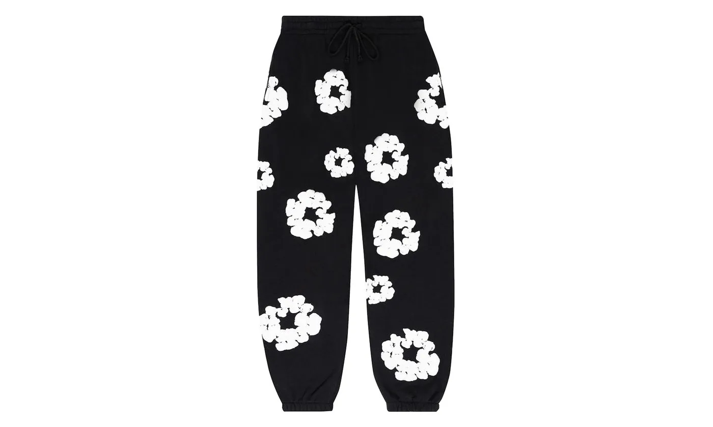 Denim Tears The Cotton Wreath Sweatpants Black
