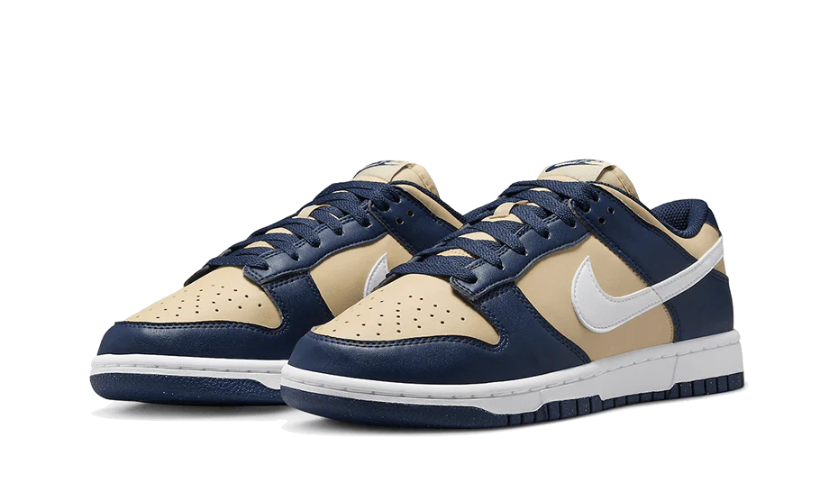 Nike Dunk Low Next Nature Midnight Navy Gold - Image 2