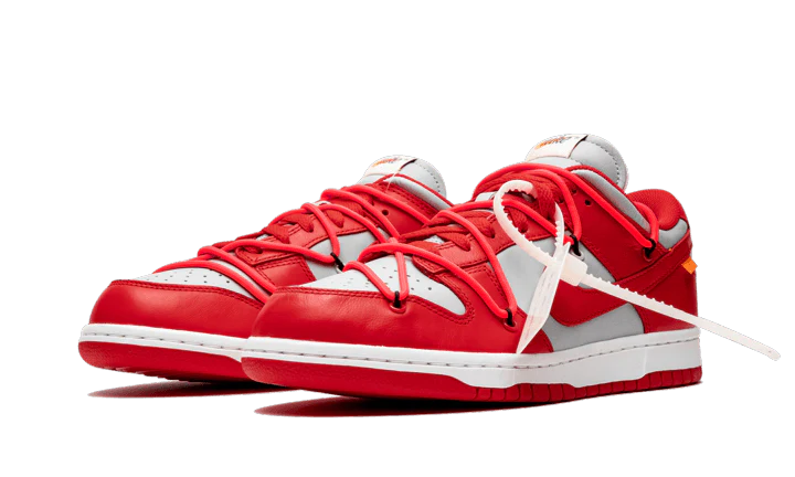 Nike Dunk Low Off-White University Red - Image 2