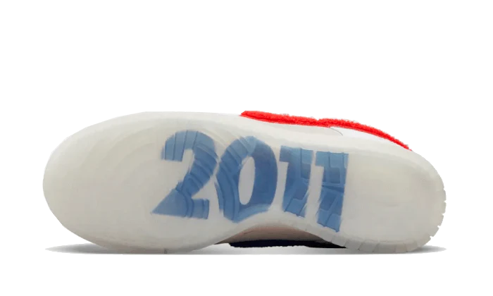 Nike Dunk Low Retro PRM Year of the Rabbit White Crimson - Image 3