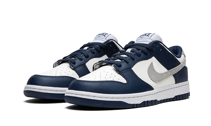 Nike Dunk Low Summit White Midnight Navy - Image 3