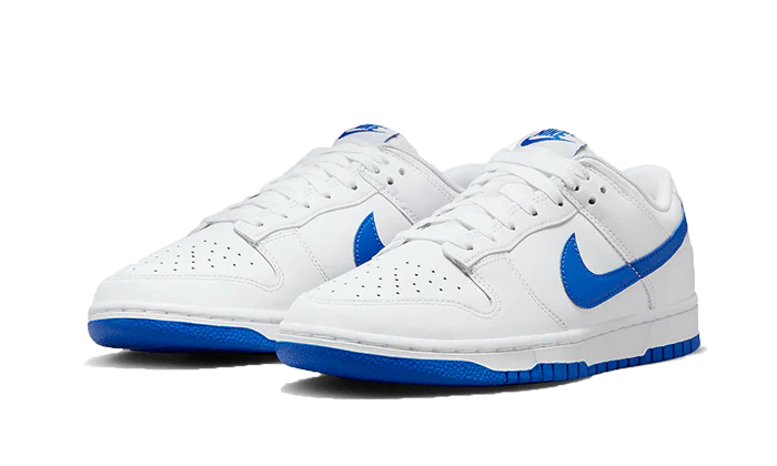 Nike Dunk Low White Hyper Royal - Image 2