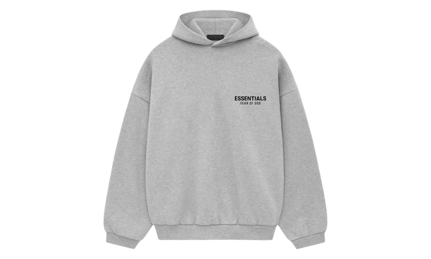 Fear of God Essentials Fleece Hoodie Light Heather Gray