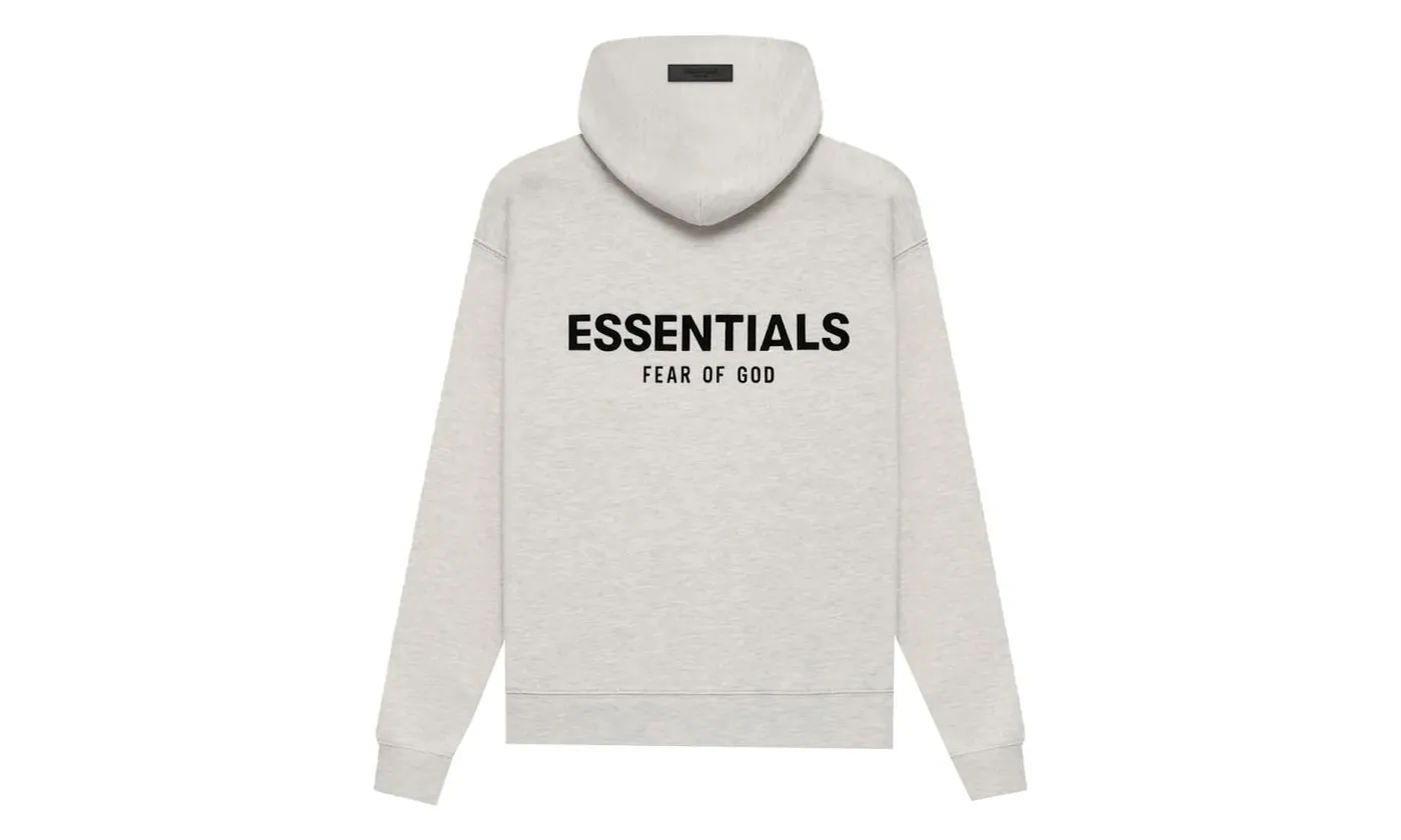 Fear of God Essentials Hoodie Light Oatmeal FW22 - Image 2