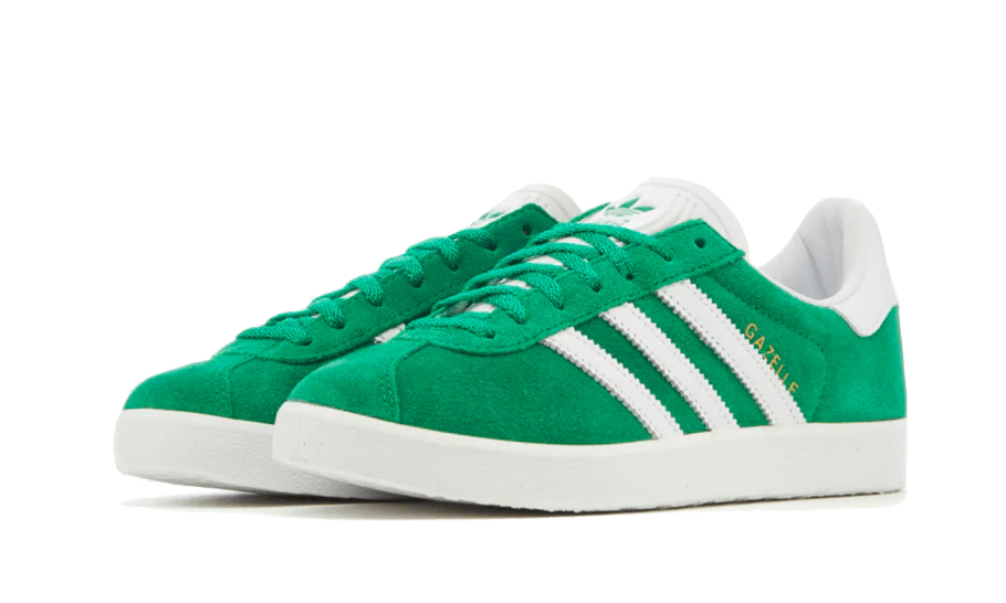 adidas Gazelle 85 Green White Gold Metallic - Image 2