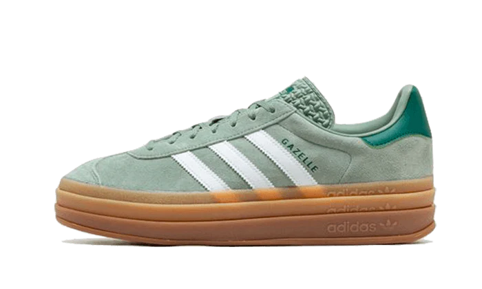 adidas Gazelle Bold Silver Green