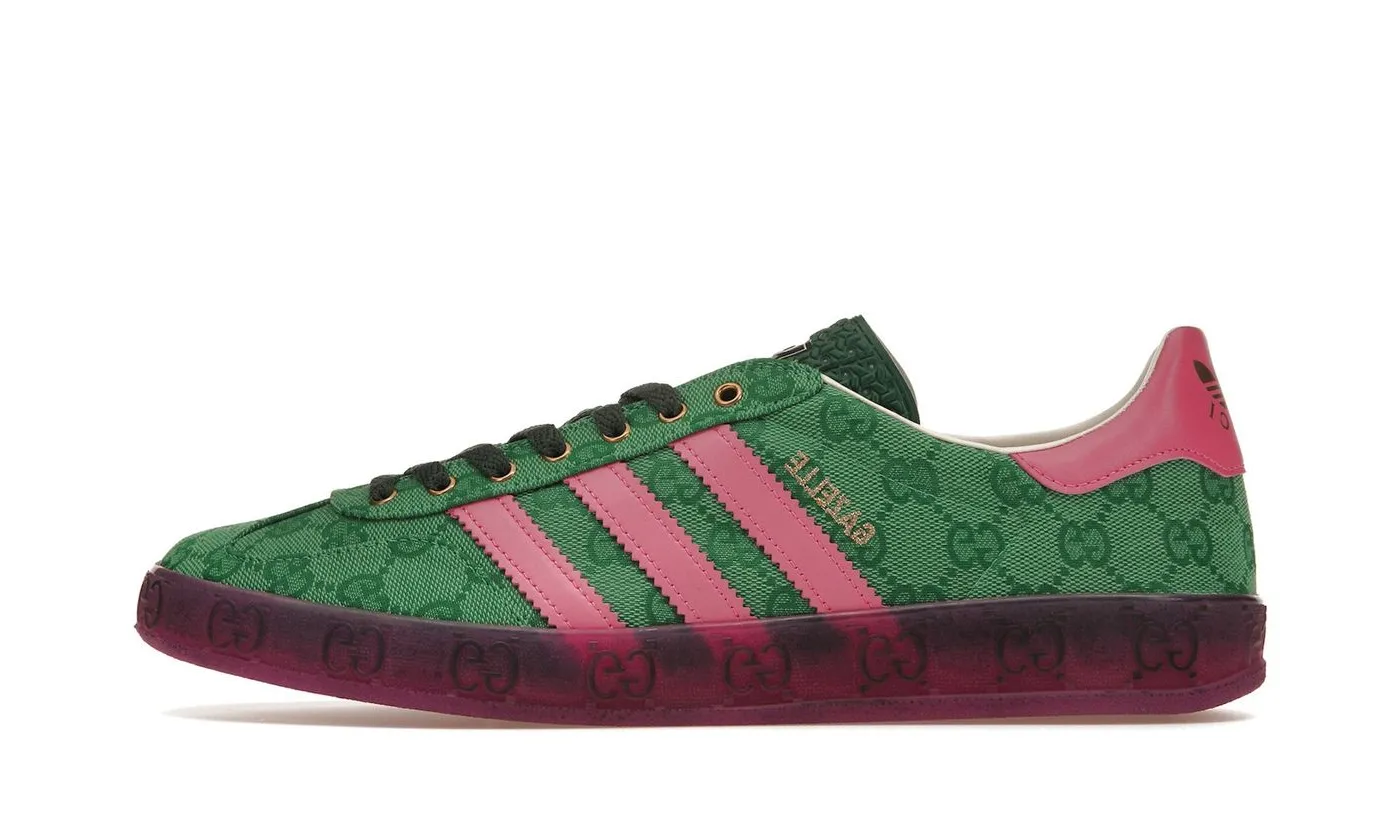 Gucci x adidas Gazelle Green GG Monogram