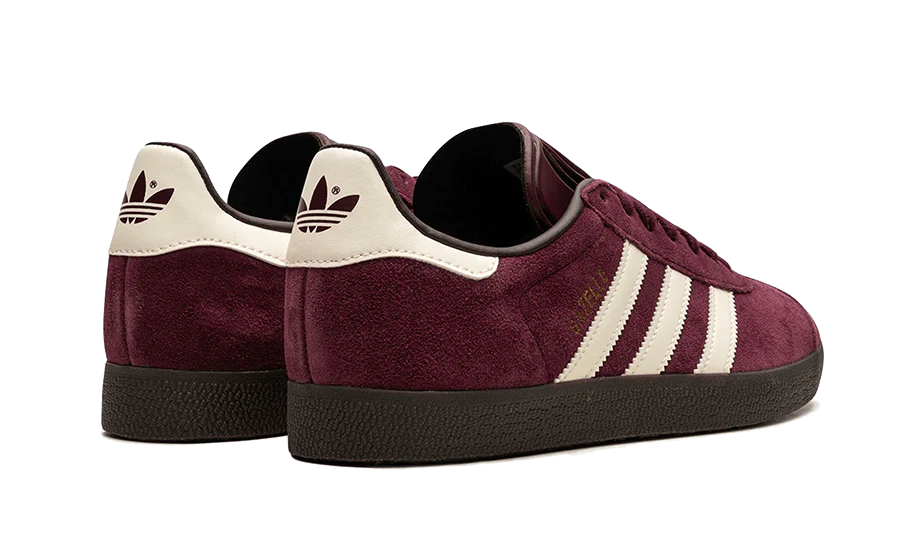 adidas Gazelle Maroon Chalk White - Image 3