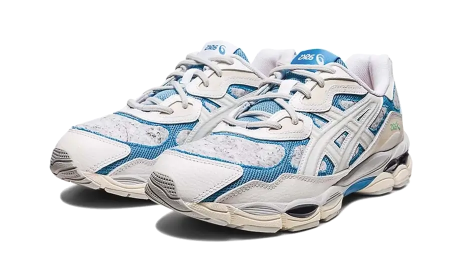 Asics Gel-NYC White Dolphin Blue - Image 2