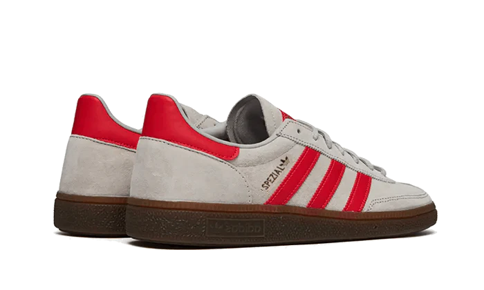 adidas Handball Spezial Grey Two Hi-Res Red - Image 3