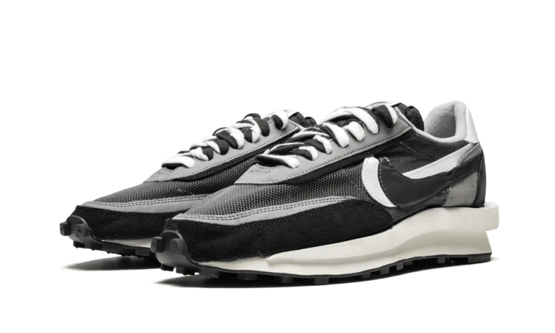Sacai x Nike LD Waffle Black Anthracite - Image 2