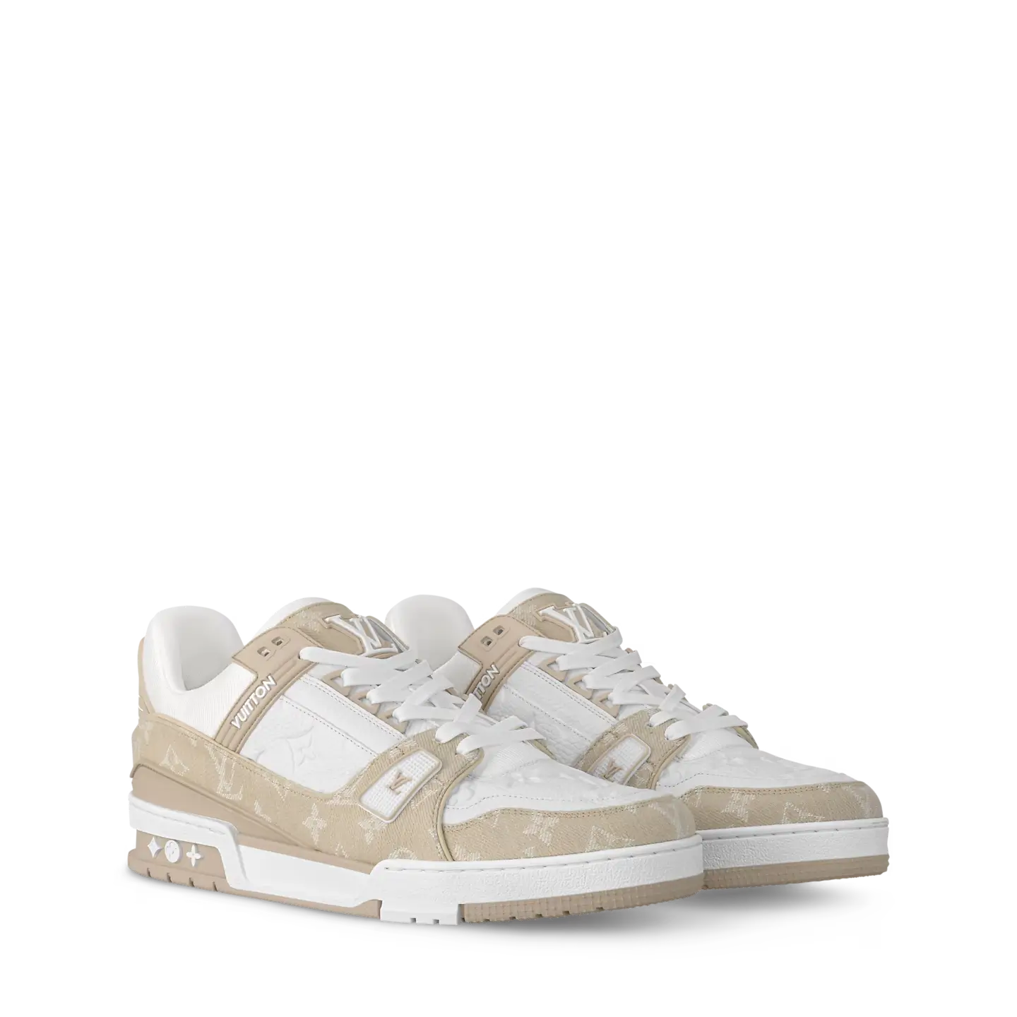 Louis Vuitton LV Trainer Monogram Beige - Image 5