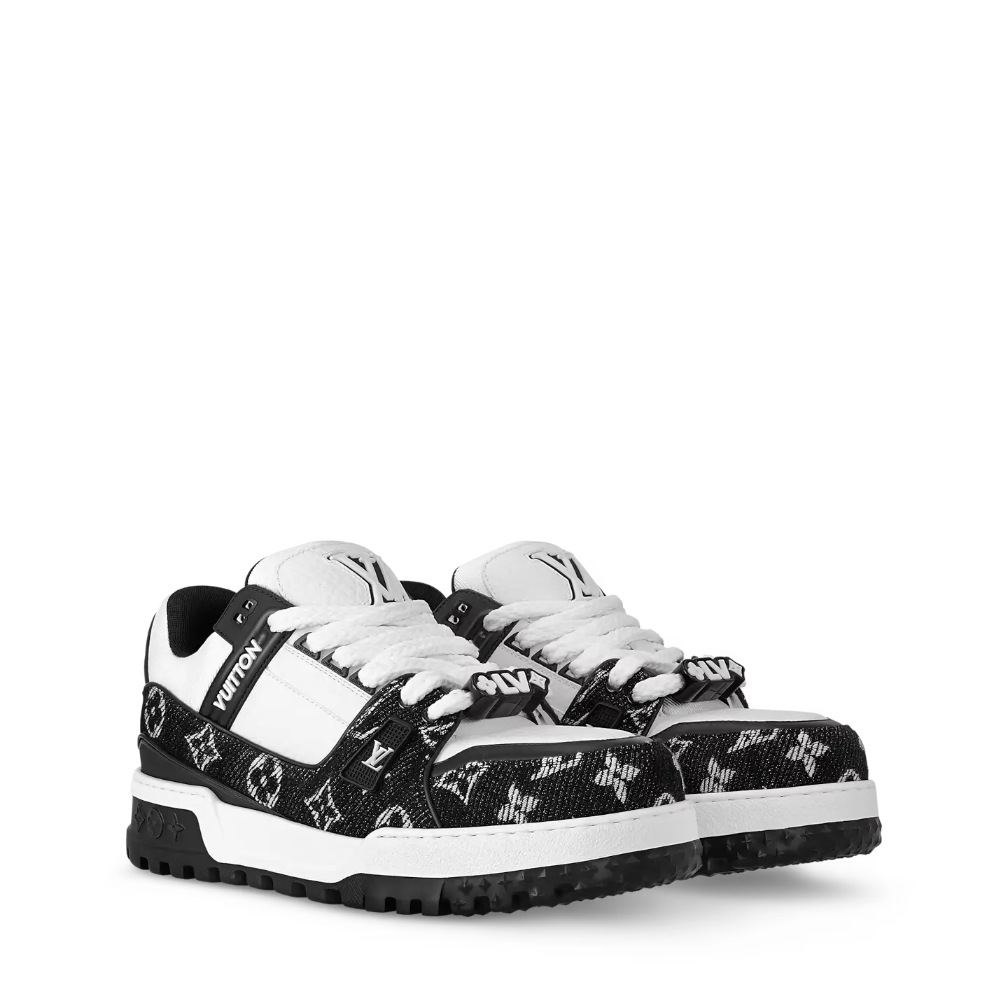 Louis Vuitton LV Trainer Maxi Monogram Black - Image 4