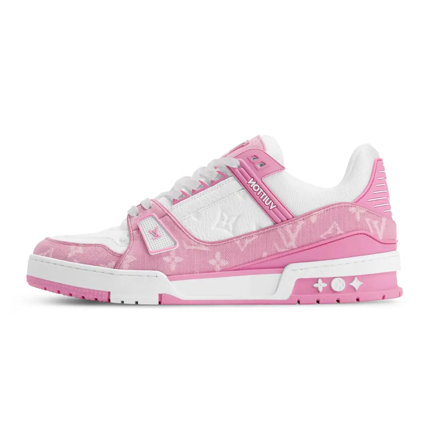 Louis Vuitton LV Trainer Monogram Pink