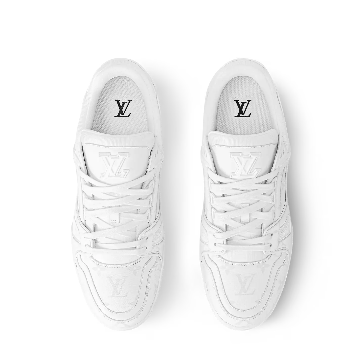 Louis Vuitton LV Trainer Monogram Triple White - Image 2