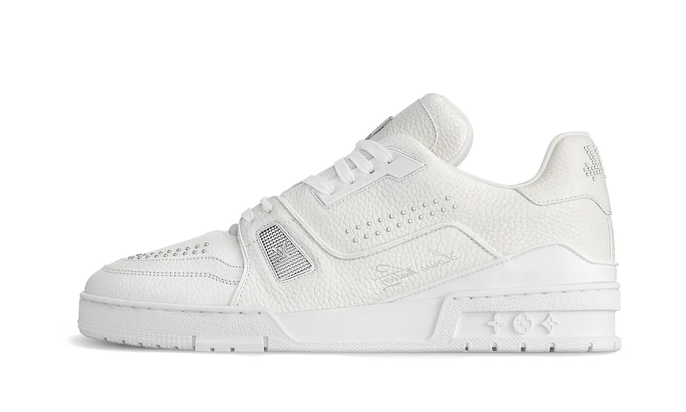 Louis Vuitton LV Trainer White Calf Leather
