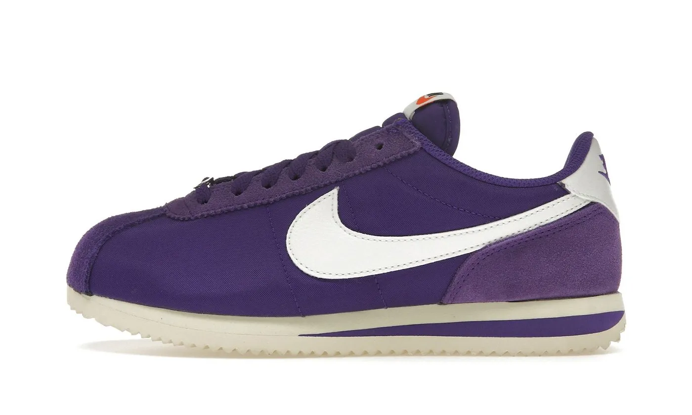 Nike Cortez Textile Field Purple Alabaster Safety Orange Summit White