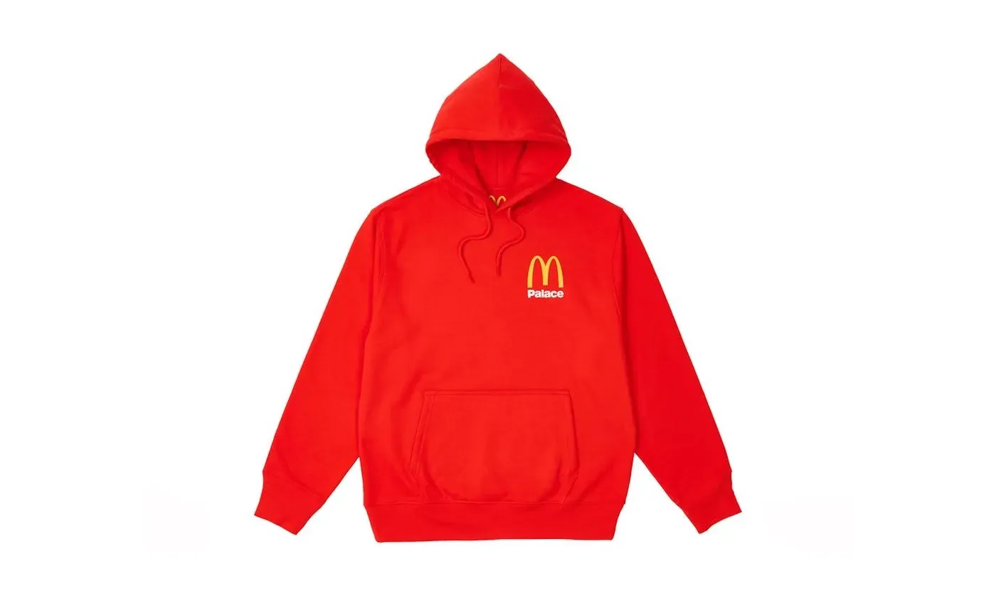 Palace x McDonald's Logo Hood Red - Image 2